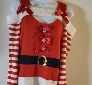 Christmas Red and White Holiday Sweater